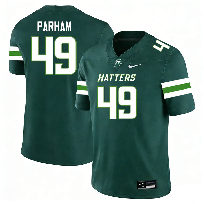 Stetson Hatters #49 Donald Parham College Football Jerseys,Uniforms-Green
